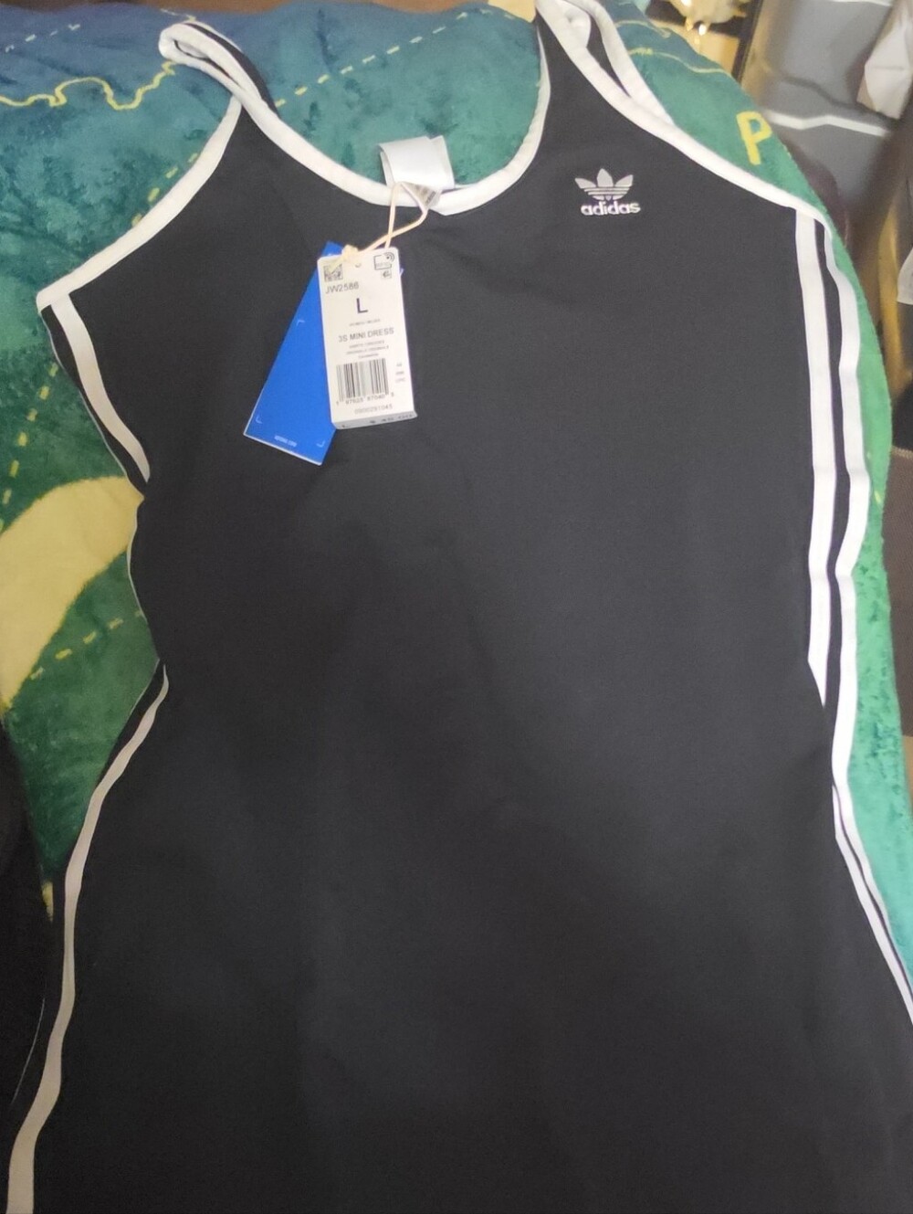 Adidas Black Trefoil Dress LARGE